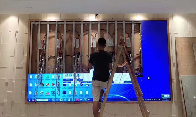 淮安LED屏组模安装